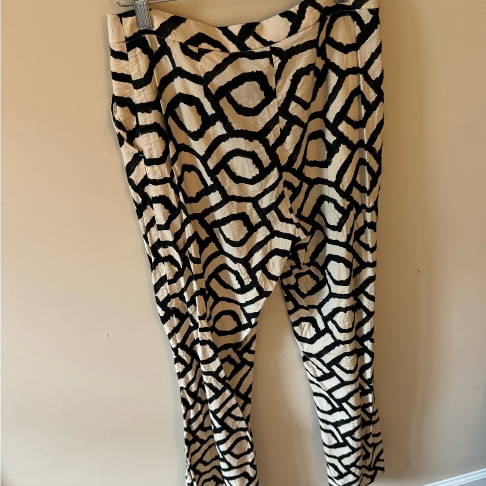 Patterned Linen Pants - image 4